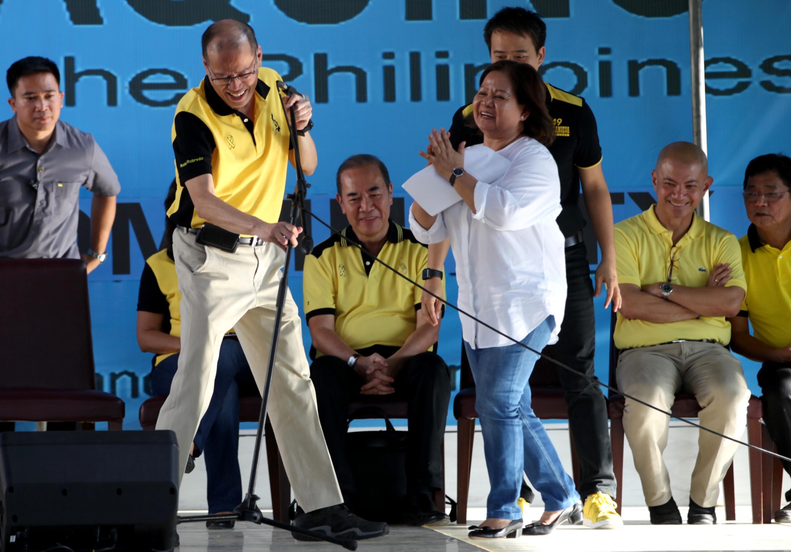 Pampanga governor Pineda declares support for Aquino candidates
