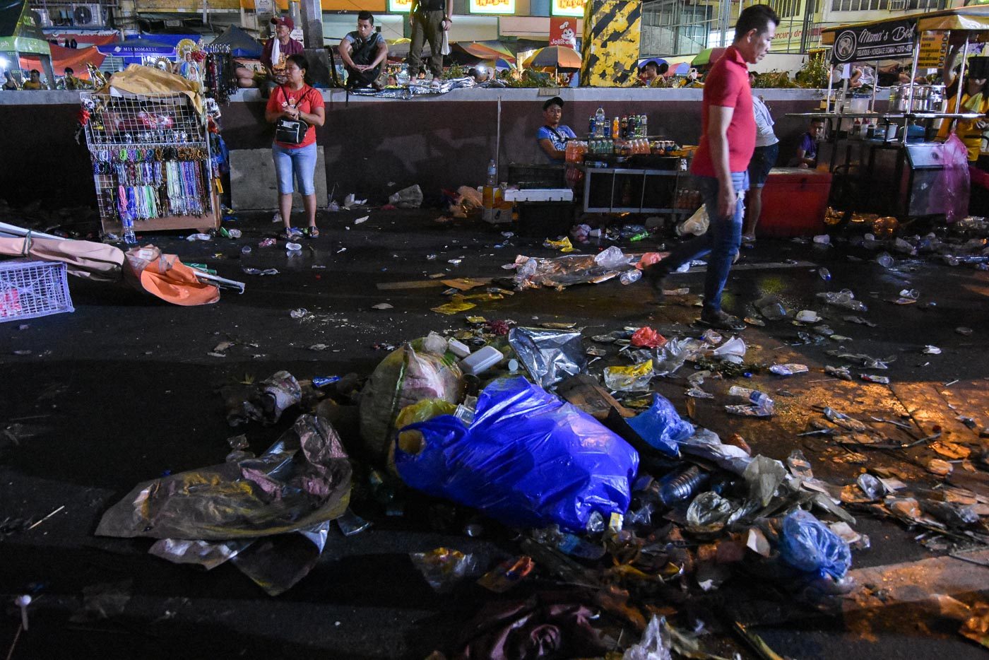 Devotees leave 15 trucks of garbage after Nazareno 2018 procession