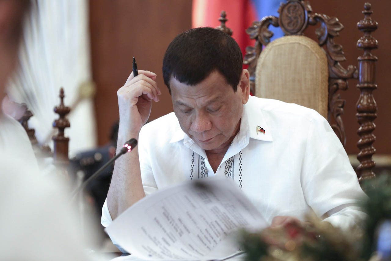 Duterte approves ‘in principle’ recommendation for martial law extension