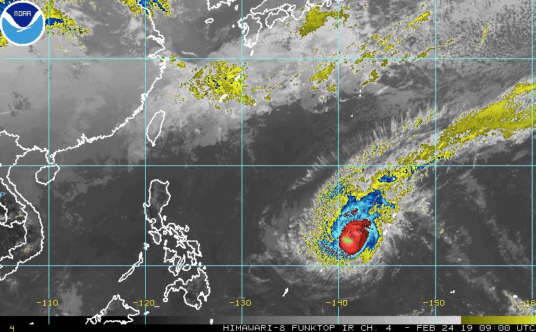 Typhoon Wutip might enter PAR on February 27 or 28