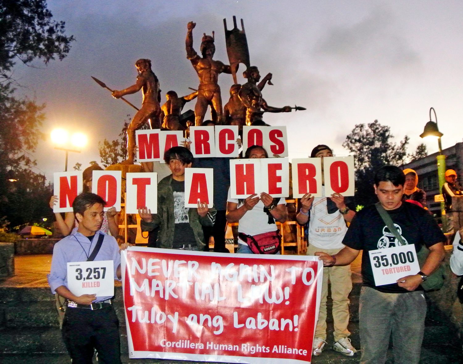 Anti-Marcos protests also set in Marcos strongholds