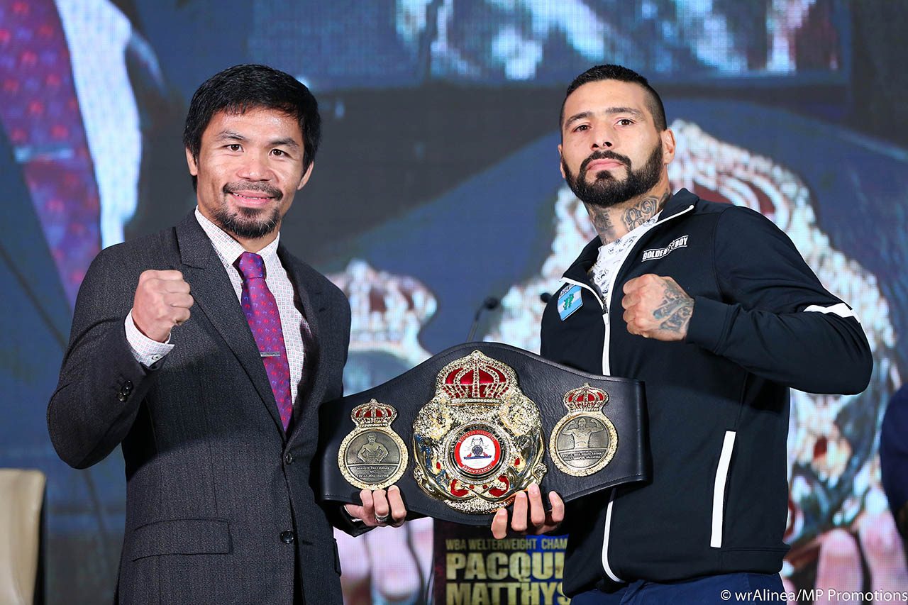 Pacquiao beware! I’m going home with my belt, says Matthysse