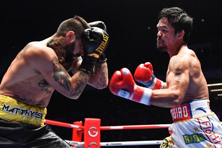 Punch stats back up Pacquiao dominance