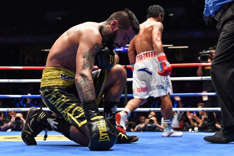 Matthysse got scared, says Pacquiao