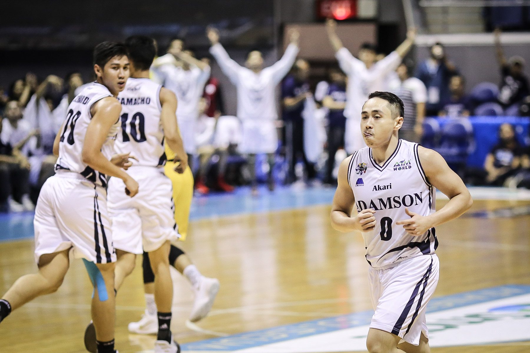 Soaring Falcons bounce back from Ateneo loss to win against the Growling Tigers