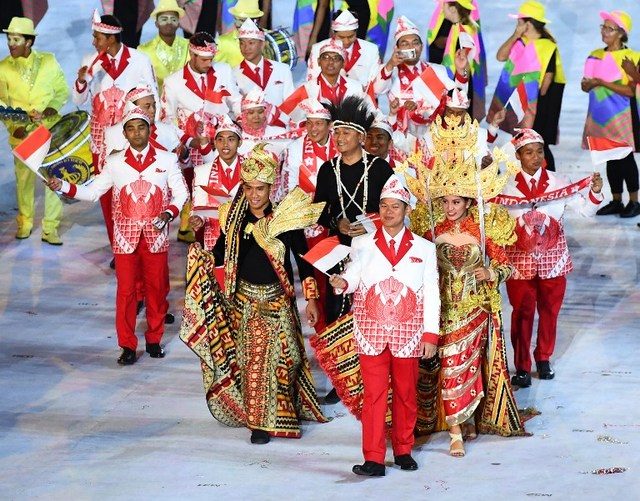 Seragam Olimpiade kontingen Indonesia tuai pujian internasional