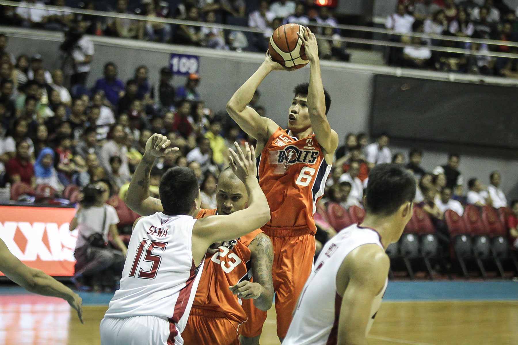 THE TIGER ROARS. Ed Daquioag has brought his game from college to the pros. File photo by Josh Albelda/Rappler 