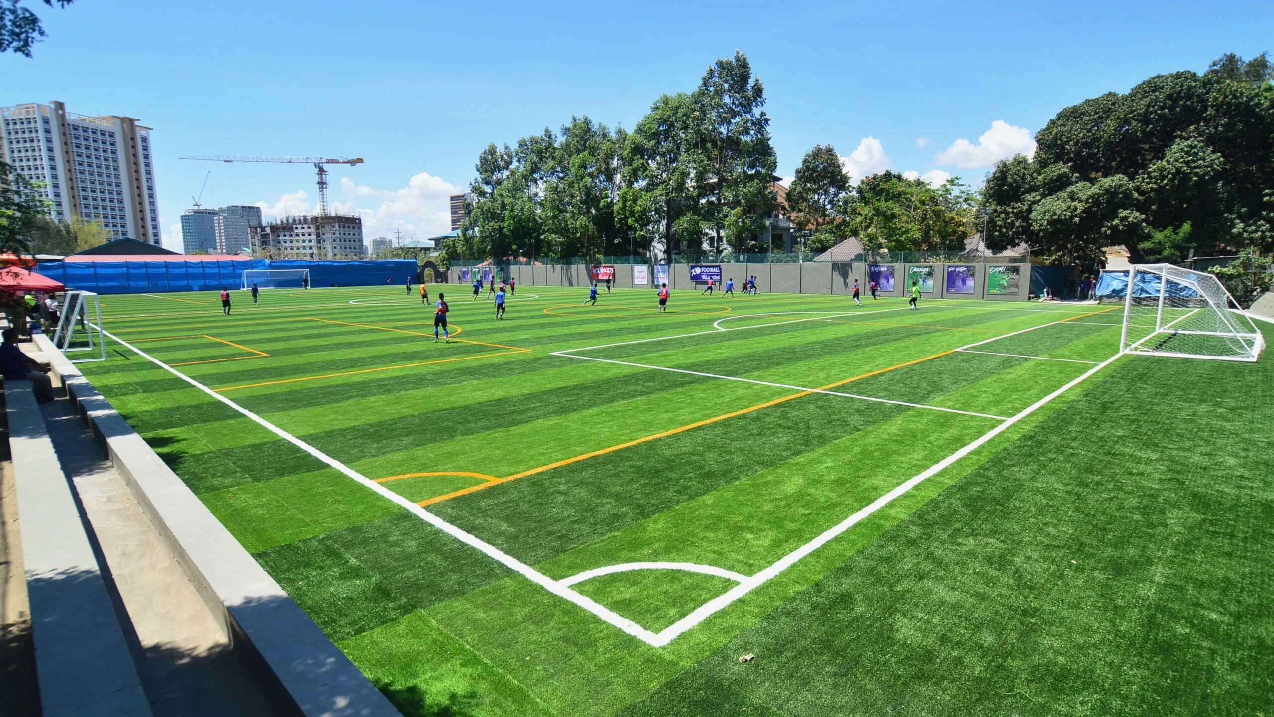 IN PHOTOS: Tuloy Foundation’s new artificial-grass football field in Alabang