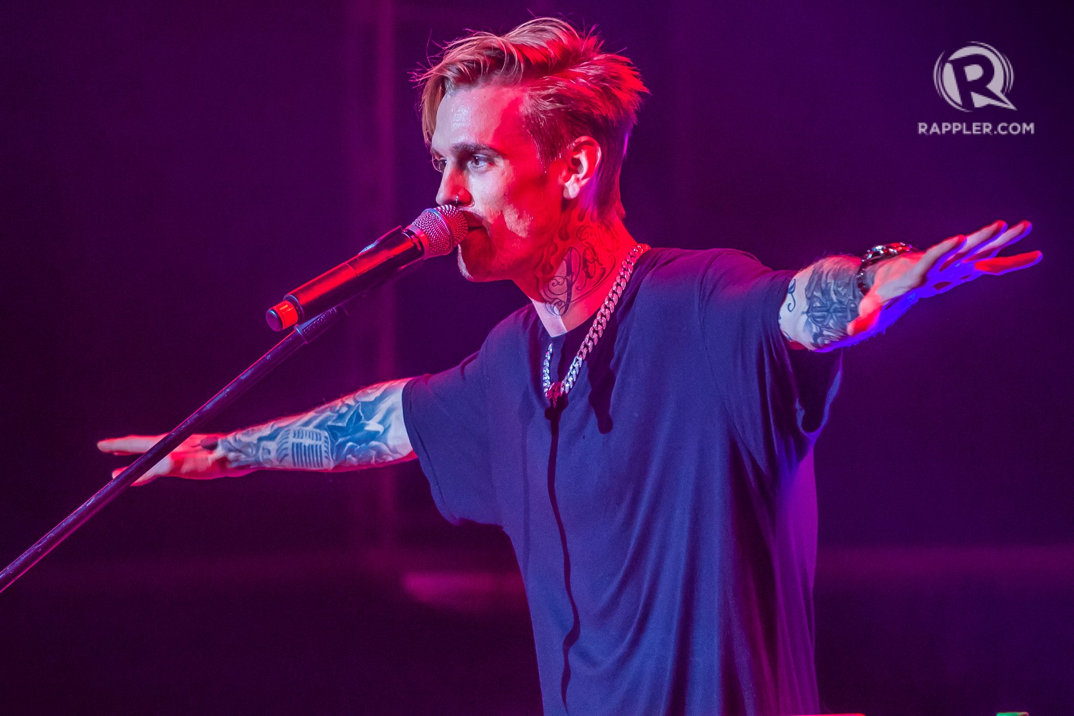 NO MORE CANDY. Aaron Carter shows that's he doing well after the struggles he's gone through in showbiz   