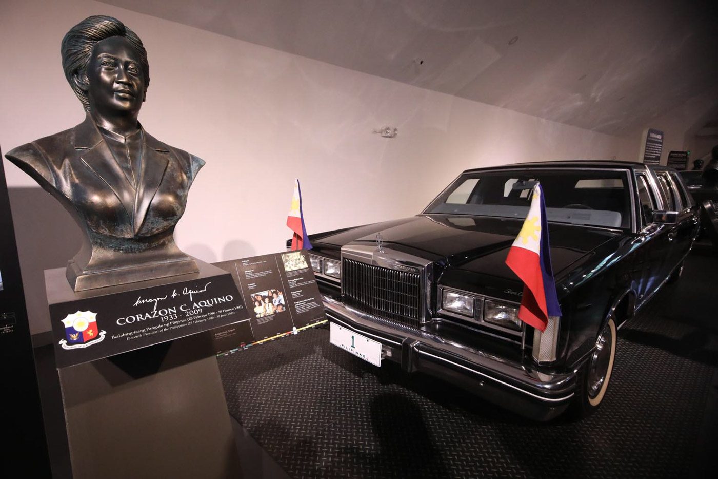 AQUINO. A vehicle used by then president Corazon Aquino. 