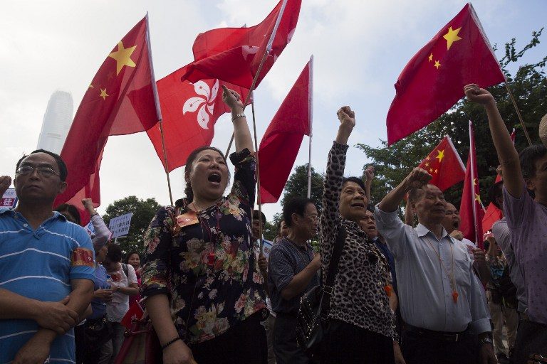 Thousands attend pro-Beijing rally in Hong Kong