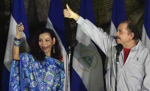 Nicaragua’s Ortega wins 3rd straight term, with wife