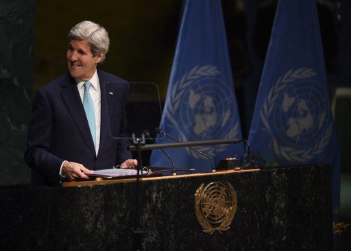 Kerry launches US bipartisan group addressing climate ‘like a war’