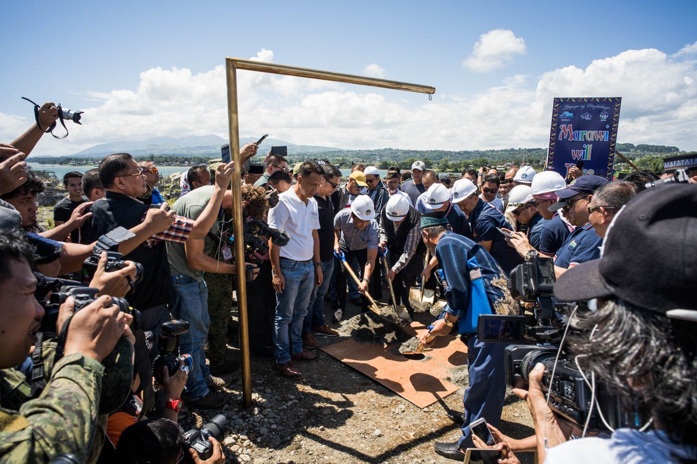 IN PHOTOS: With groundbreaking, Marawi begins journey to recovery