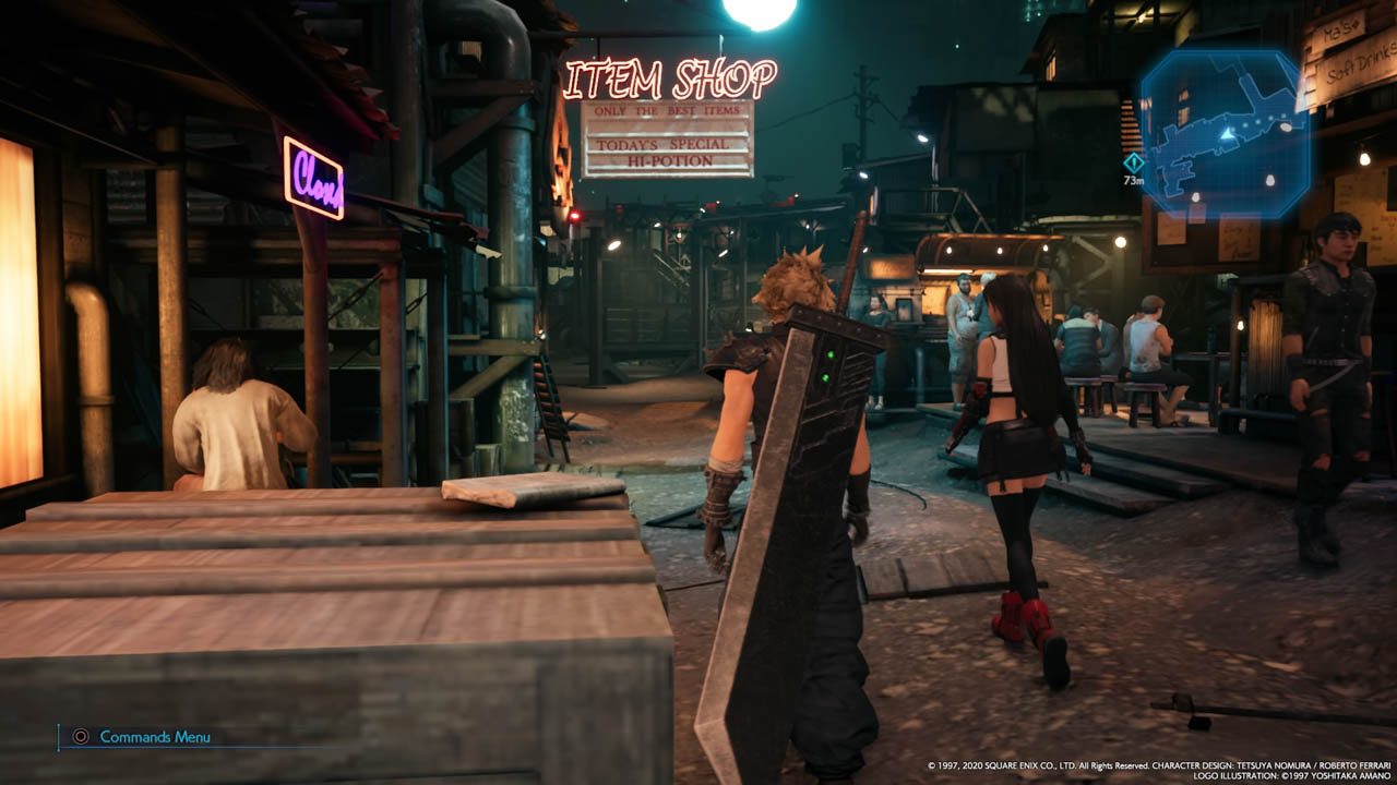 Screenshot from Final Fantasy VII Remake/Square Enix 
