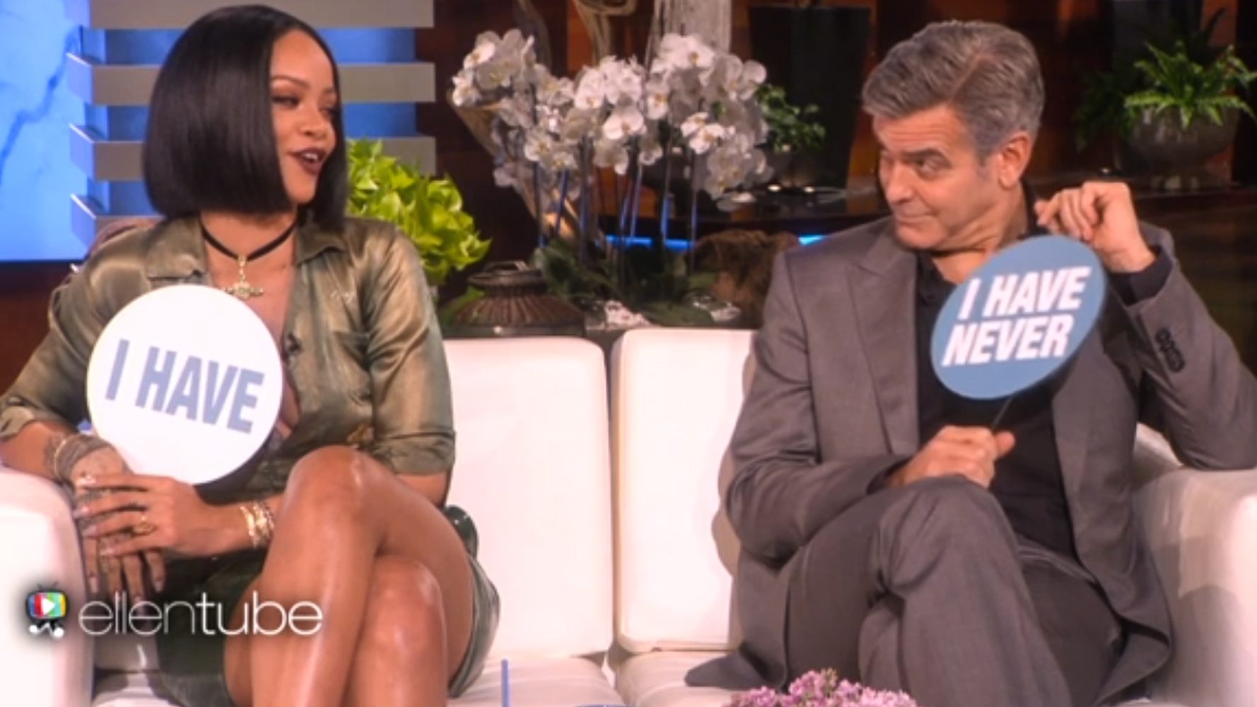 WATCH: Rihanna, George Clooney play ‘Never have I ever’ on ‘Ellen’