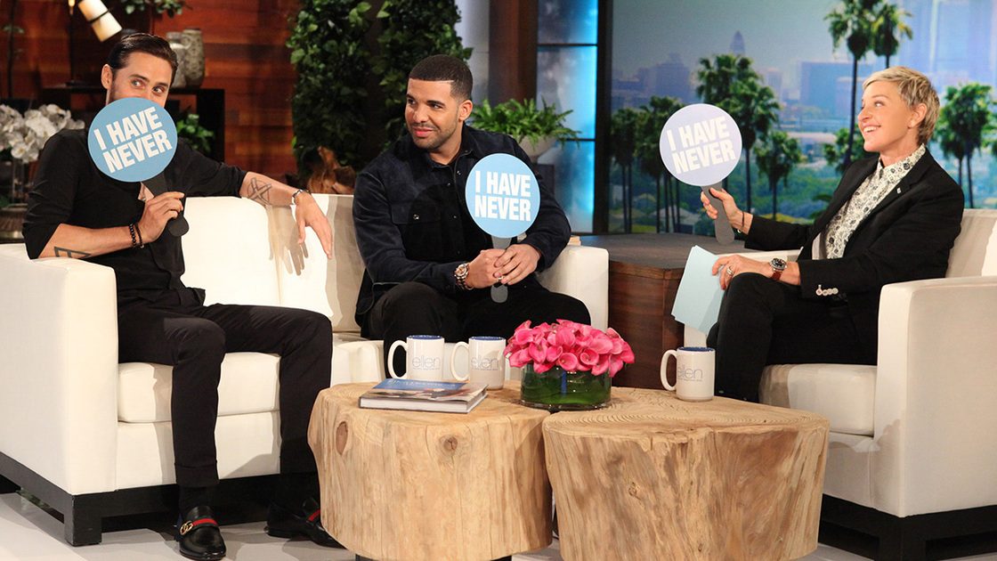 WATCH: Drake, Jared Leto play ‘Never Have I Ever’ on ‘Ellen’