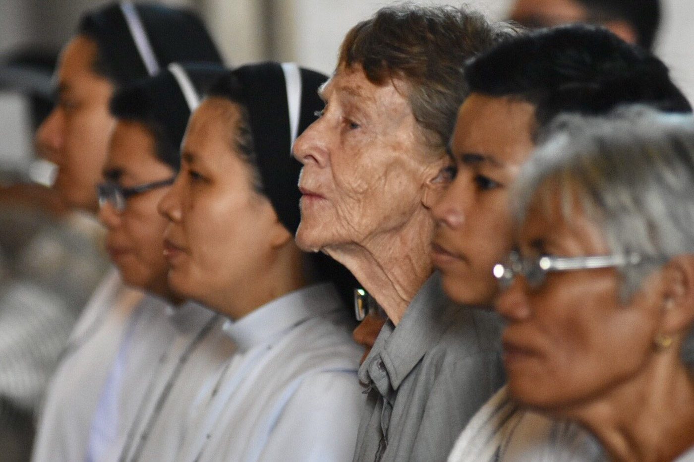 Sister Patricia Fox joins Mass on Martial Law anniversary