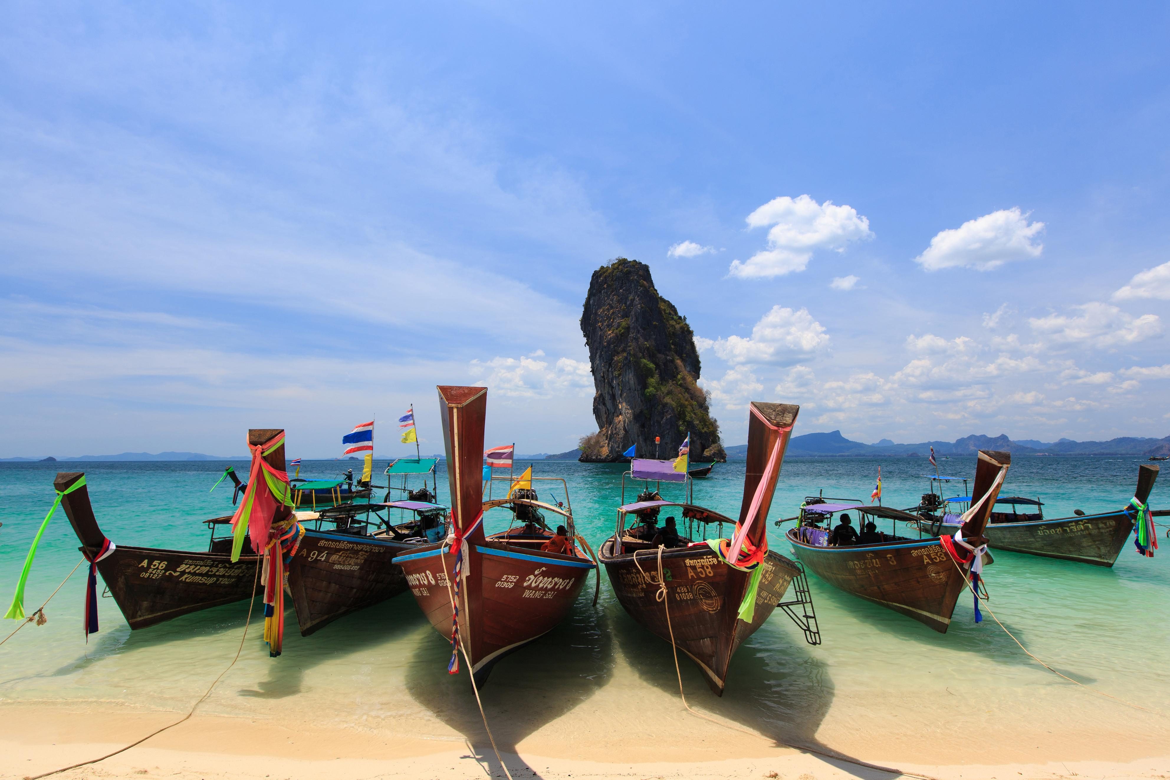 KOH PODA ISLAND. Take a break from the city with a trip to one of Thailand's beaches. Photo courtesy of the Tourism Authority of Thailand 