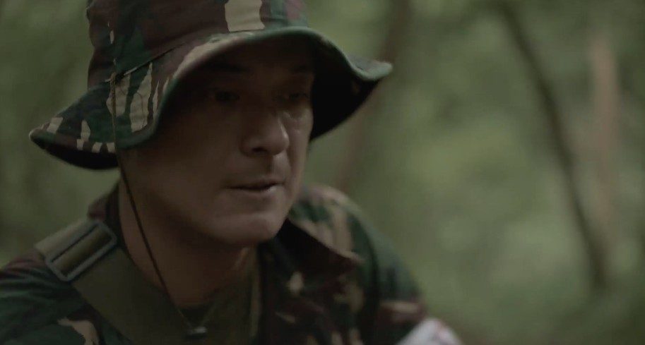 WAR. Allen Dizon plays a soldier in the frontline as he longs for his wife (Judy Ann Santos) and child. 
