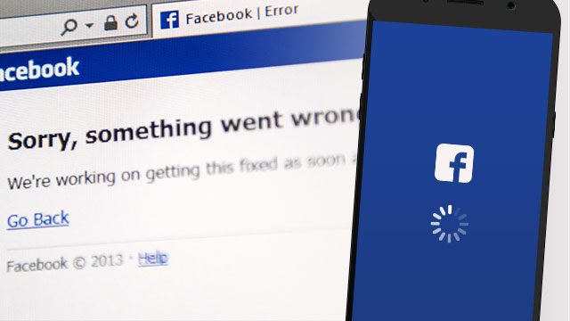 Facebook down for some users in Philippines, U.S., Europe