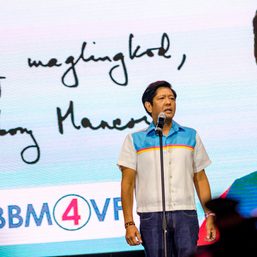 Marcos wins in Metro Manila, enjoys big lead over Robredo