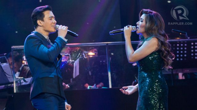 IN PHOTOS: Celebrity guests troop to see Erik Santos, Angeline Quinto in concert