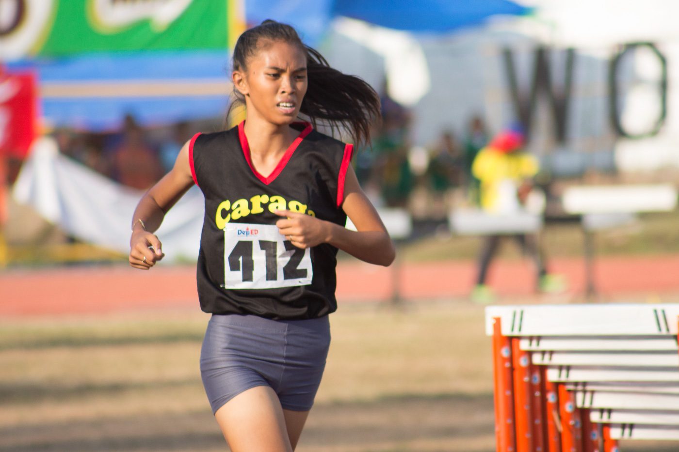 BEAUTY IN THE BEST. An athlete from Caraga region proves that she can be included in the best time of athletics as she travels miles away to be one of the best of her region even in Palarong Pambansa 2017 athletic event  