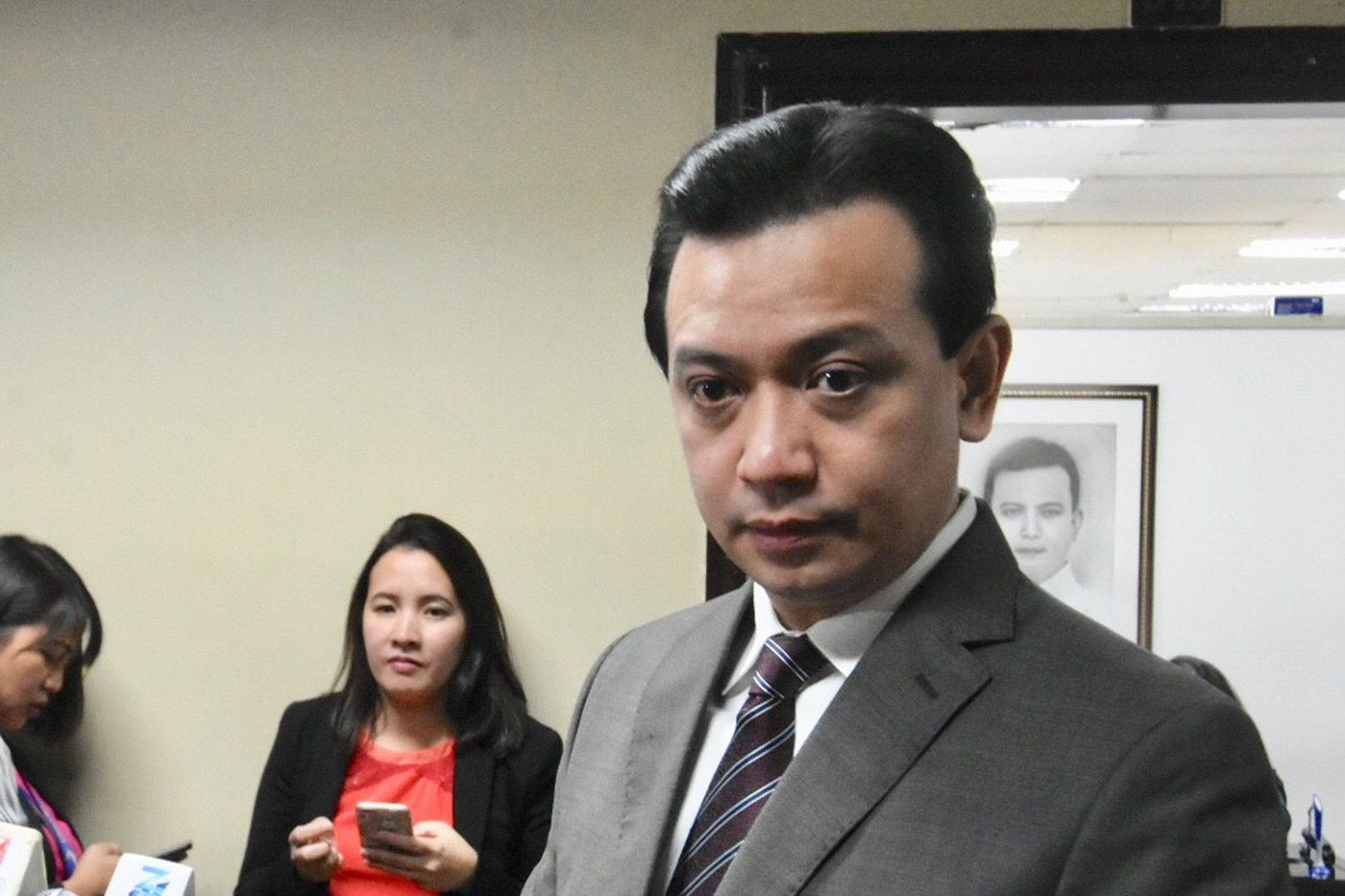 Trillanes will not leave Senate anytime soon: ‘I won’t fall into Duterte trap’