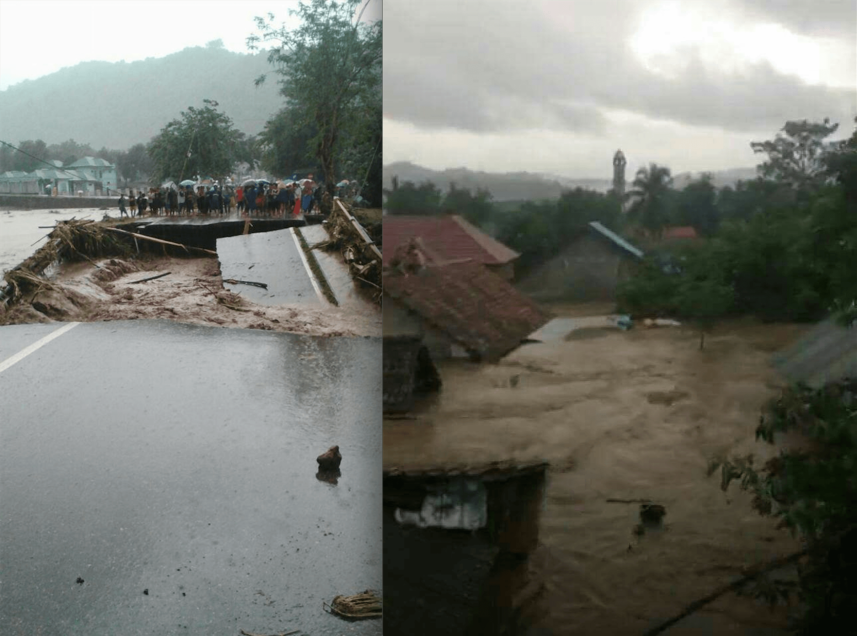 Banjir bandang melanda Kota Bima, NTB, pada 21 Desember 2016. Foto dari Twitter/@Sutopo_BNPB 