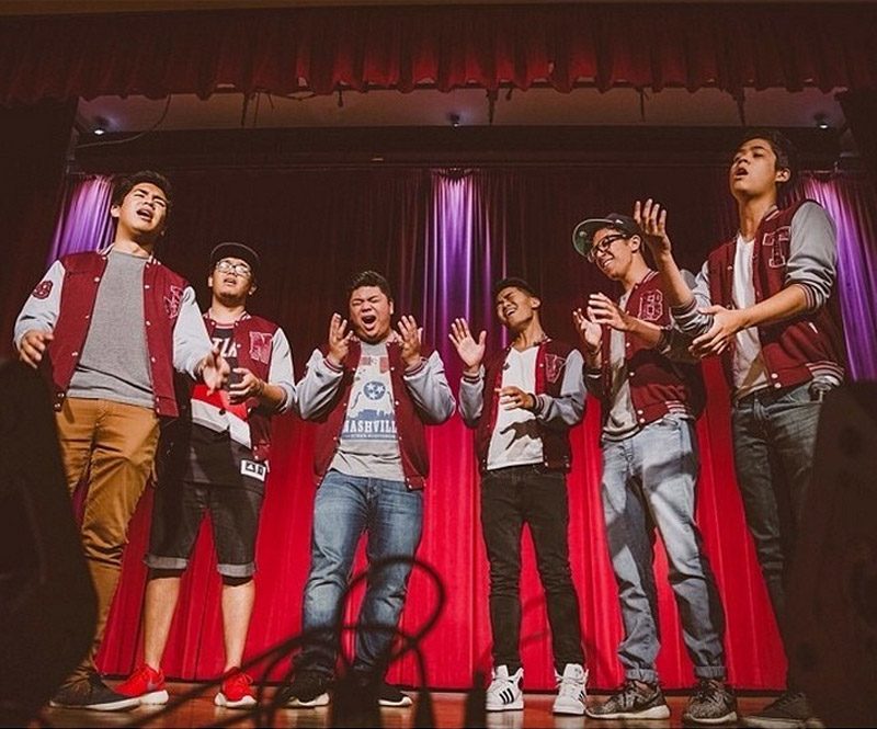 JUST HAVING FUN. Slick, smooth harmony from The Filharmonic. Photo from Instagram