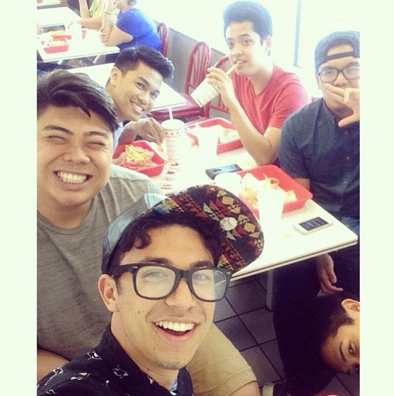 REGULAR GUYS. Friends as well as bandmates in real life. Photo from Instagram/thefilharmonic