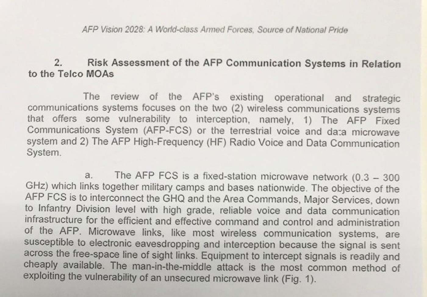 CELL SITES. The presence of commercial telecommunication towers inside AFP properties heightens vulnerabilities in the military's communication systems. Photo sourced by Rappler 