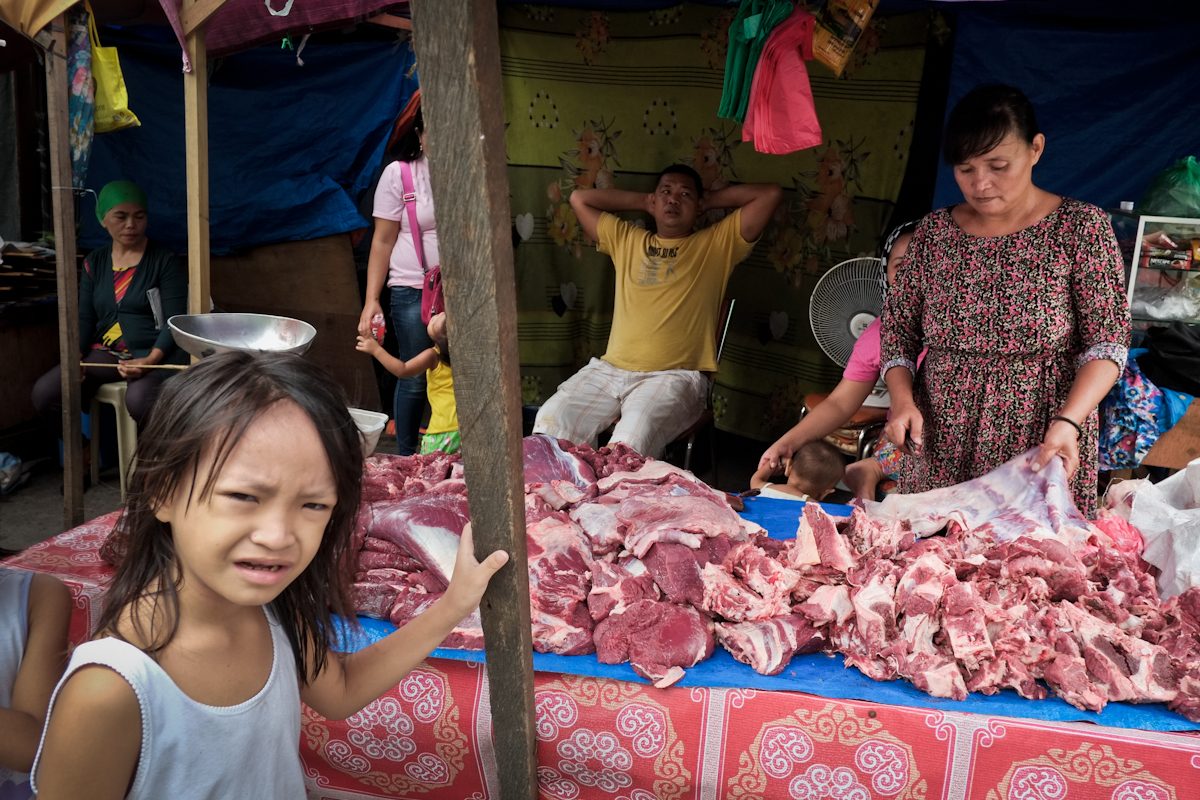 BRISK SALES. Carabao meat reportedly enjoys brisk sales during the frist and last days of Ramadan.  