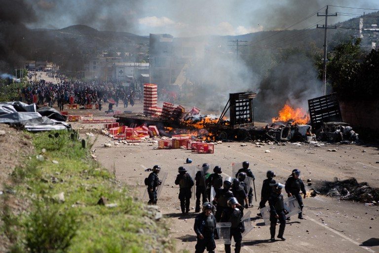 6 dead, more than 100 injured in Mexico protest