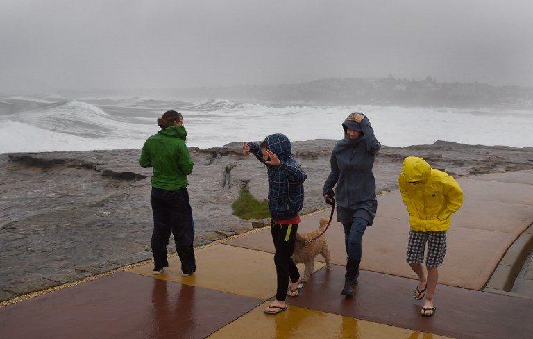 East Australian coast lashed by freak storm