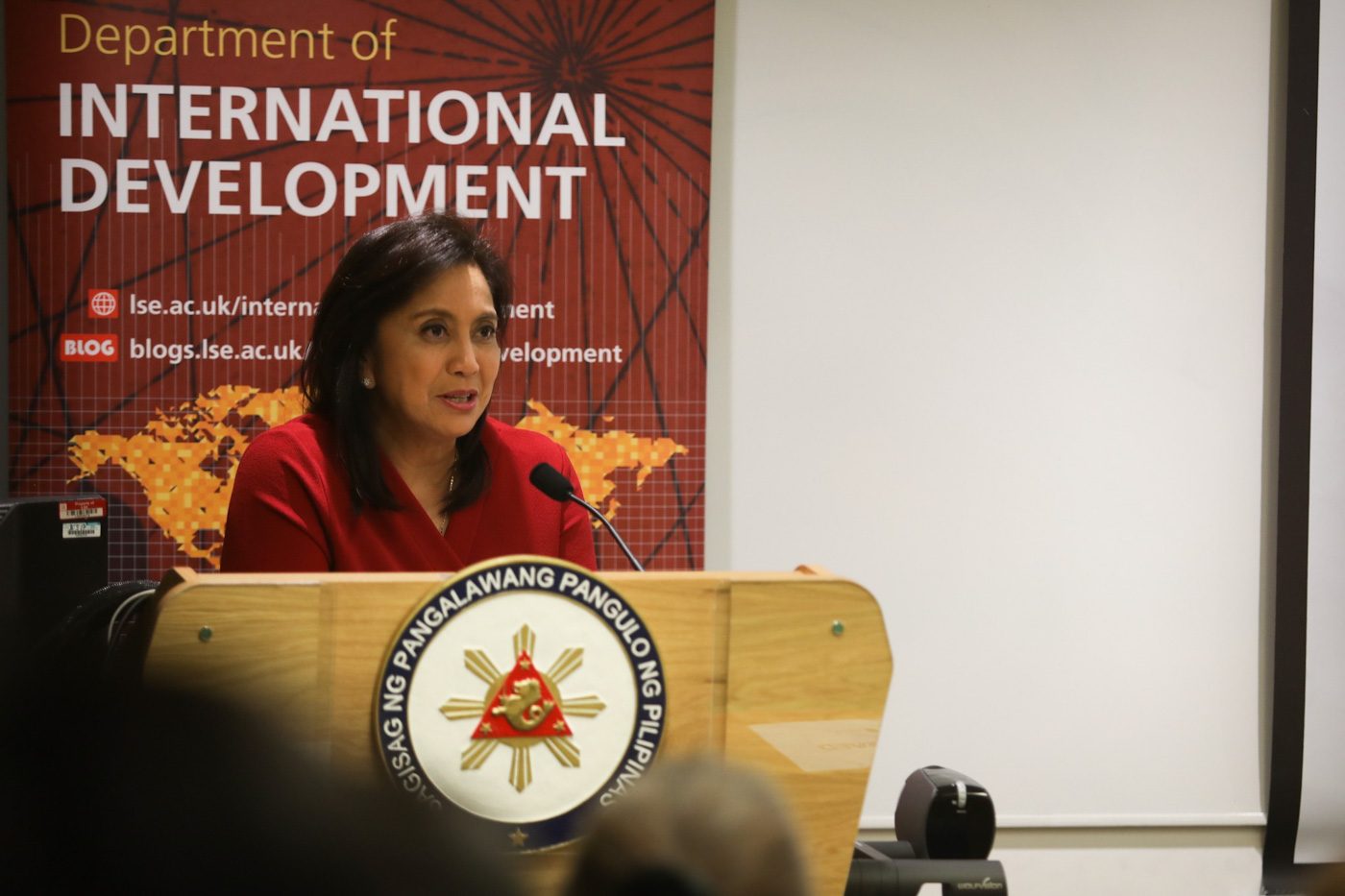 At UK forum, Robredo admits ‘struggle’ in tackling human rights