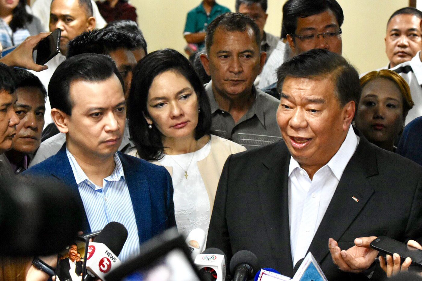 After Duterte arrest order, Trillanes stays in Senate for now