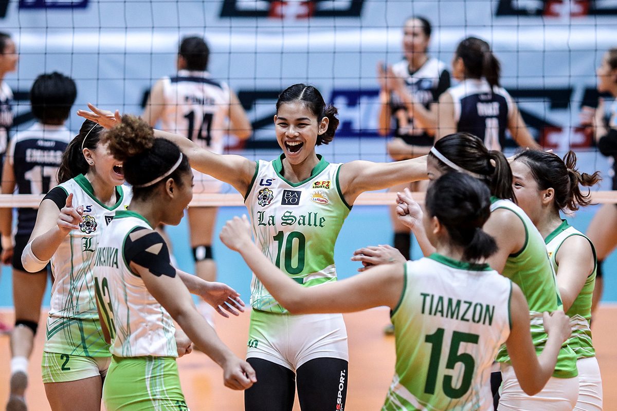 DLSU Lady Spikers eliminate Adamson to clinch twice-to-beat
