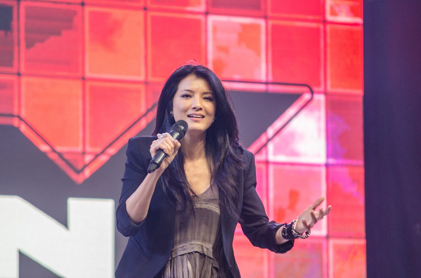RESPECT. Kelly Hu points out the lack of Asian men playing lead roles on US television and in films 