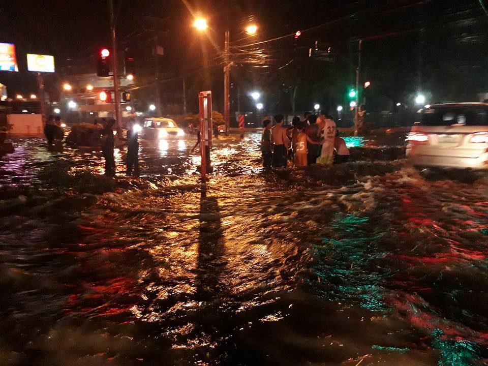 LOOK: Flooding hits Davao City due to heavy rain