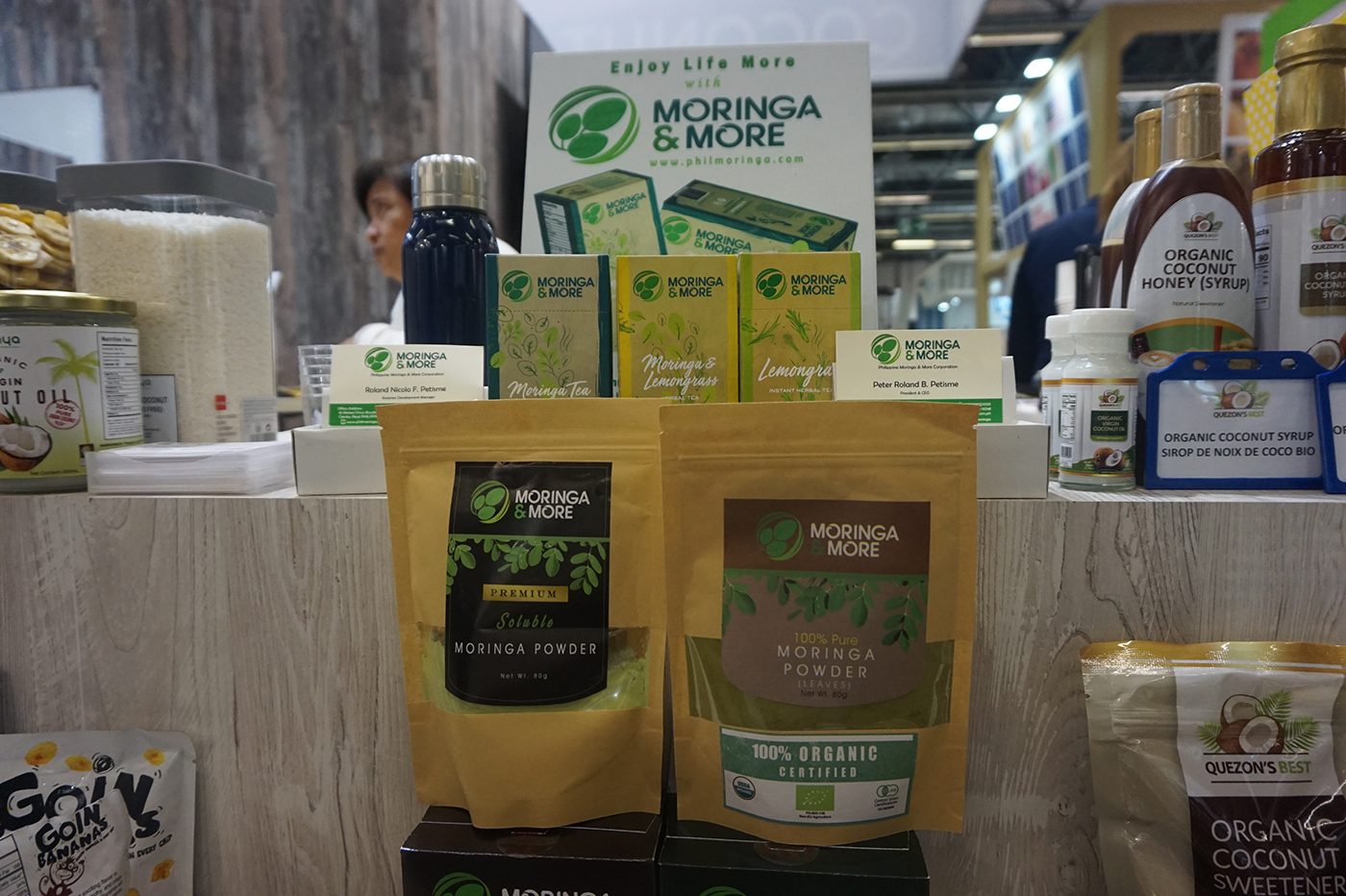 MORINGA & MORE. Moringa is one of the Philippines’ up and coming products featured at Anuga. Photo by Carol Ramoran/Rappler 