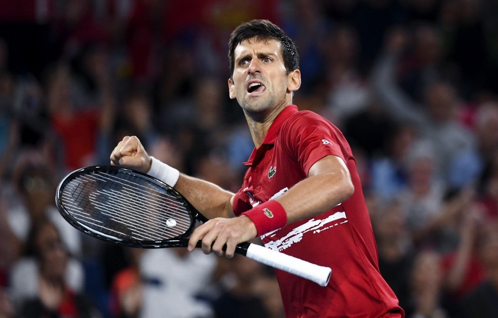 CLEARED. Novak Djokovic tries to move on from the heavy backlash of hosting a tennis event. Photo by William West/AFP 