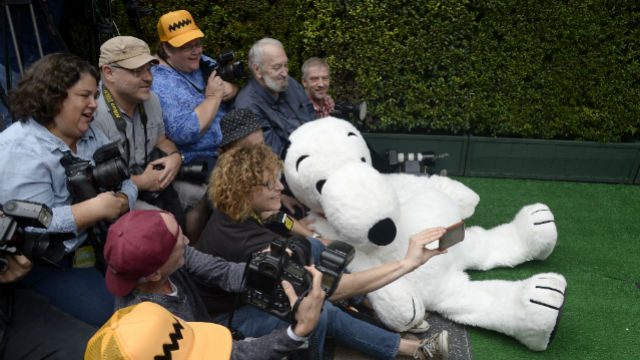 Snoopy gets a star on Walk of Fame in Hollywood