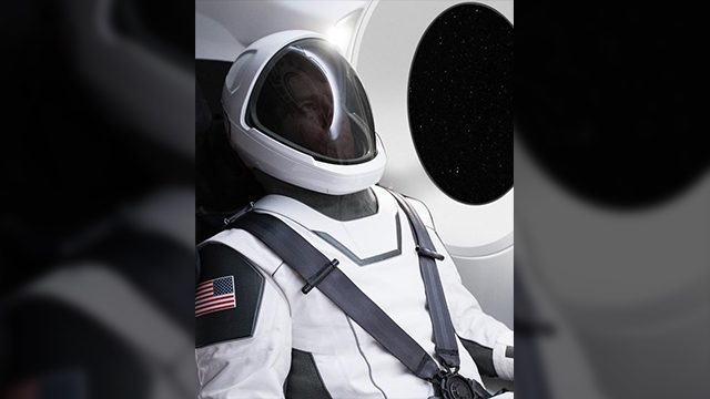 SpaceX unveils peek at sleek new spacesuit