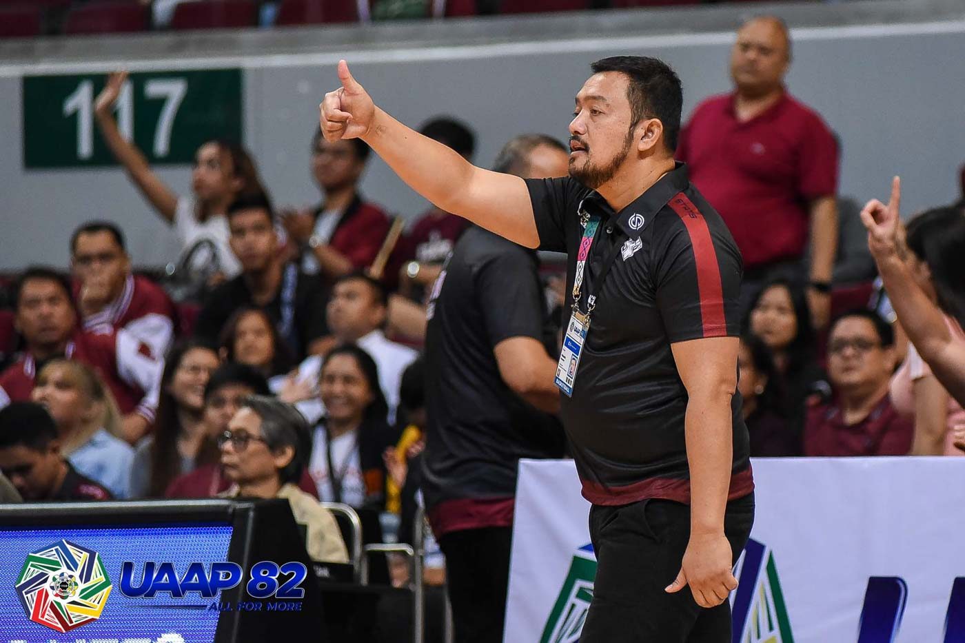 CHALLENGED. 'NU is a lot, lot better than their 0-4 slate. If you're going to get into the margin of losses they had, I think that's going to be a record now,' UP coach Bo Perasol on NU's string of stinging setbacks. Photo release 