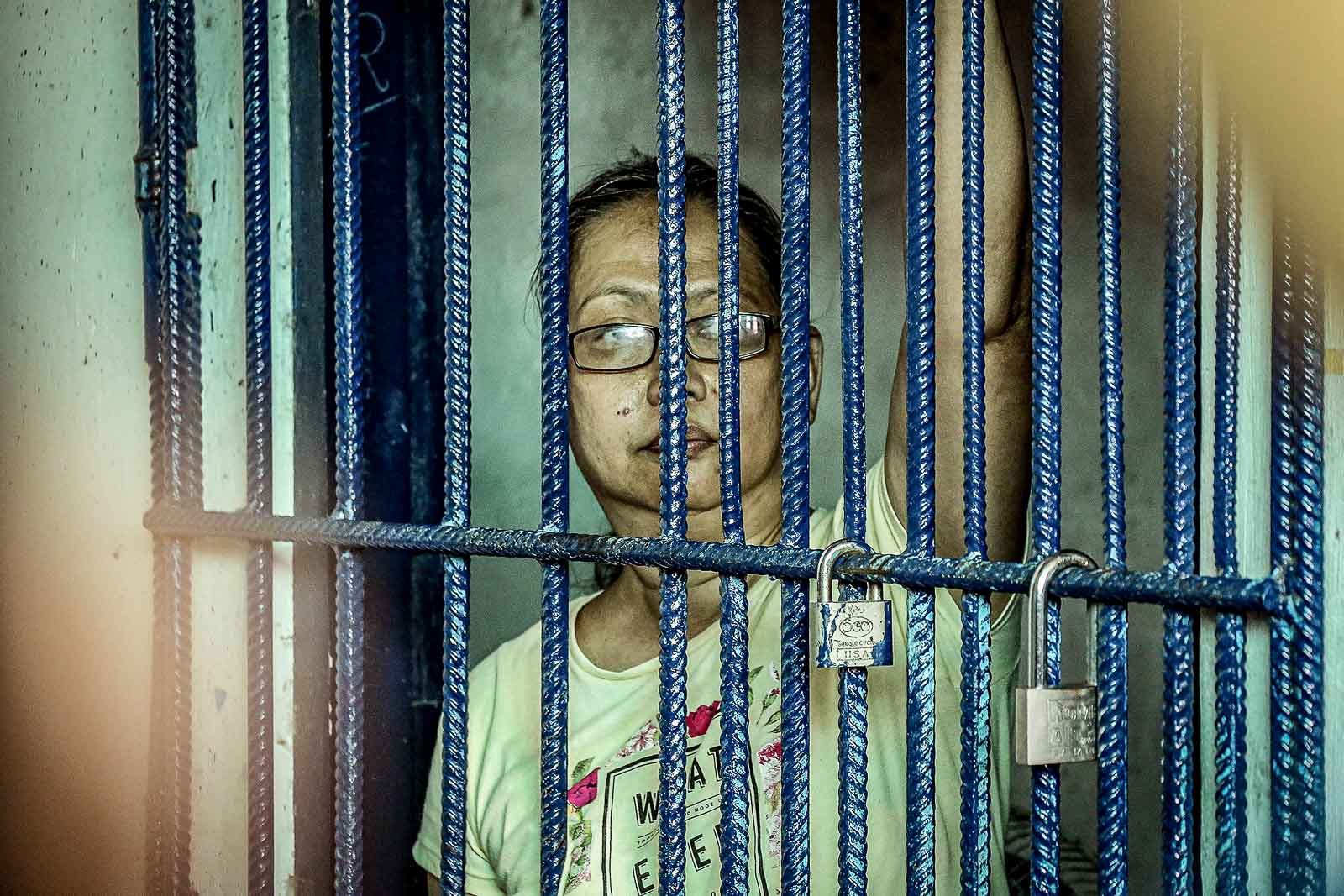 Winona Birondo inside her cell at Camp Karingal in Quezon City on July 24, 2019. Photo by Maria Tan/Rappler 