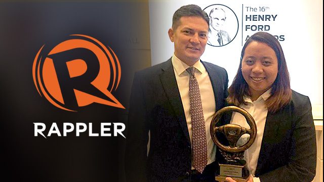 Rappler contributor wins at Henry Ford Awards