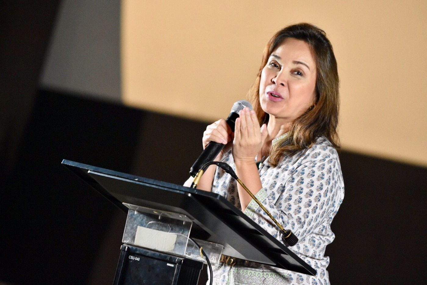 ADVOCATE. On the occasion of the National Heroes' Day, Senator Loren Legarda encourages the audience to 'let the hero in us be heard'   