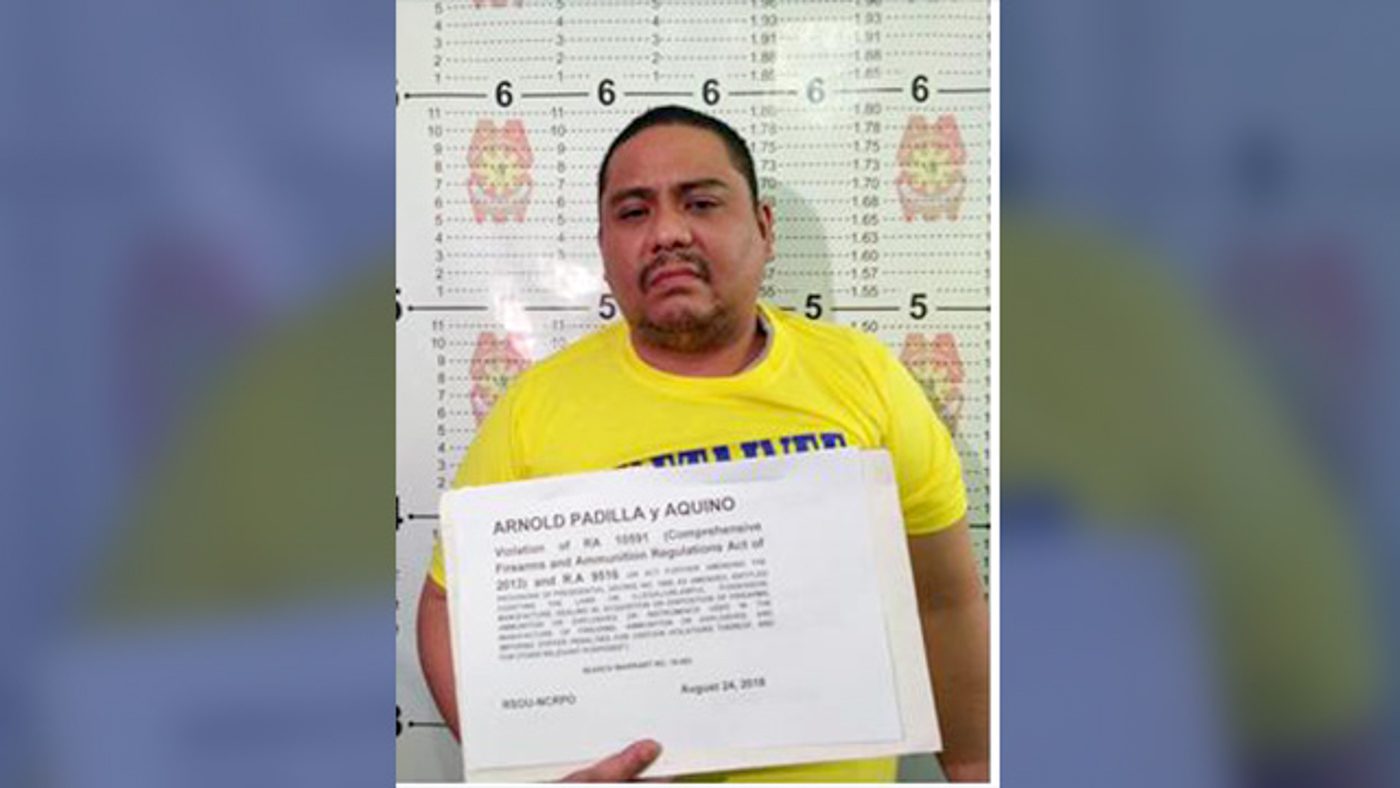 Makati businessman in viral video nabbed for illegal firearms possession